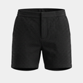 Waffle Knit Black Shorts