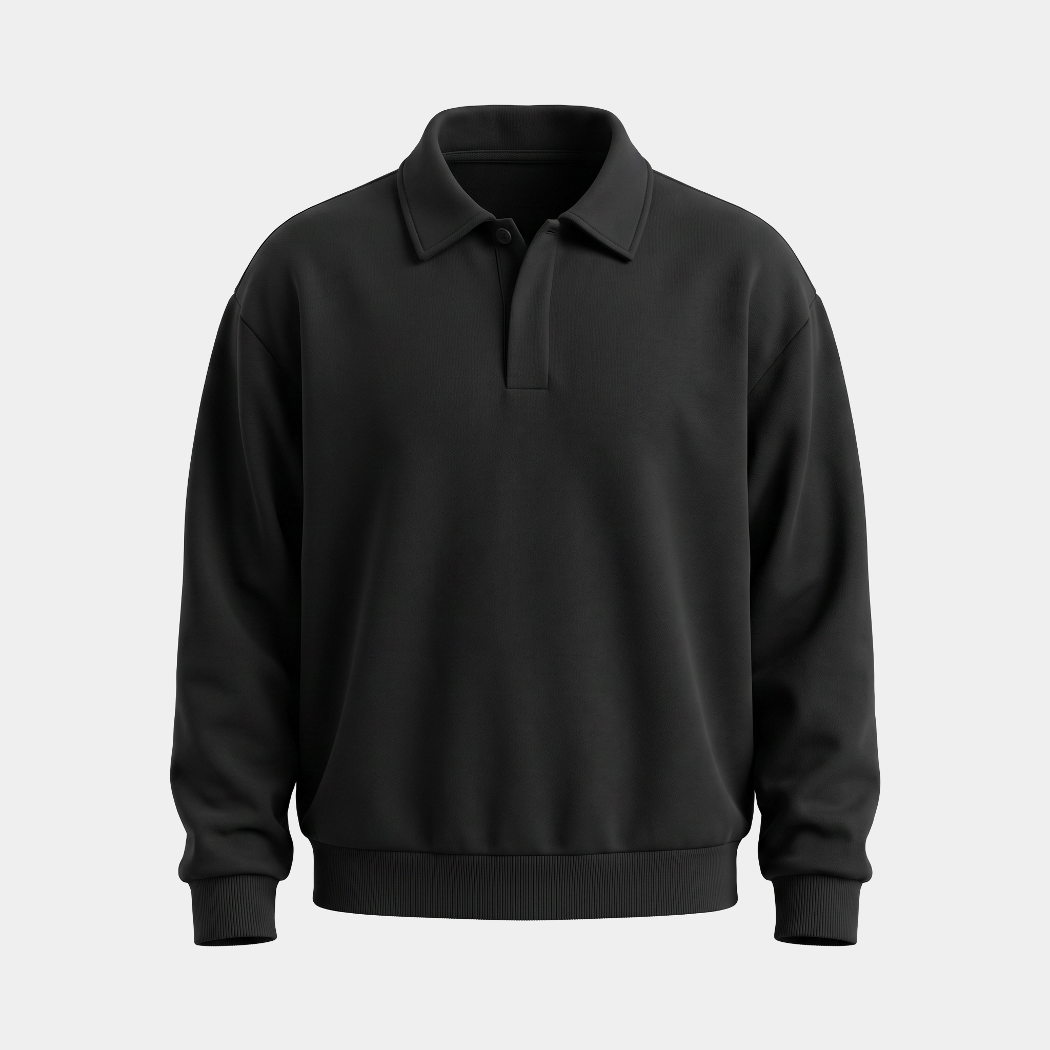 Black Polo Sweatshirt