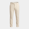 Slim Fit Cream Trousers