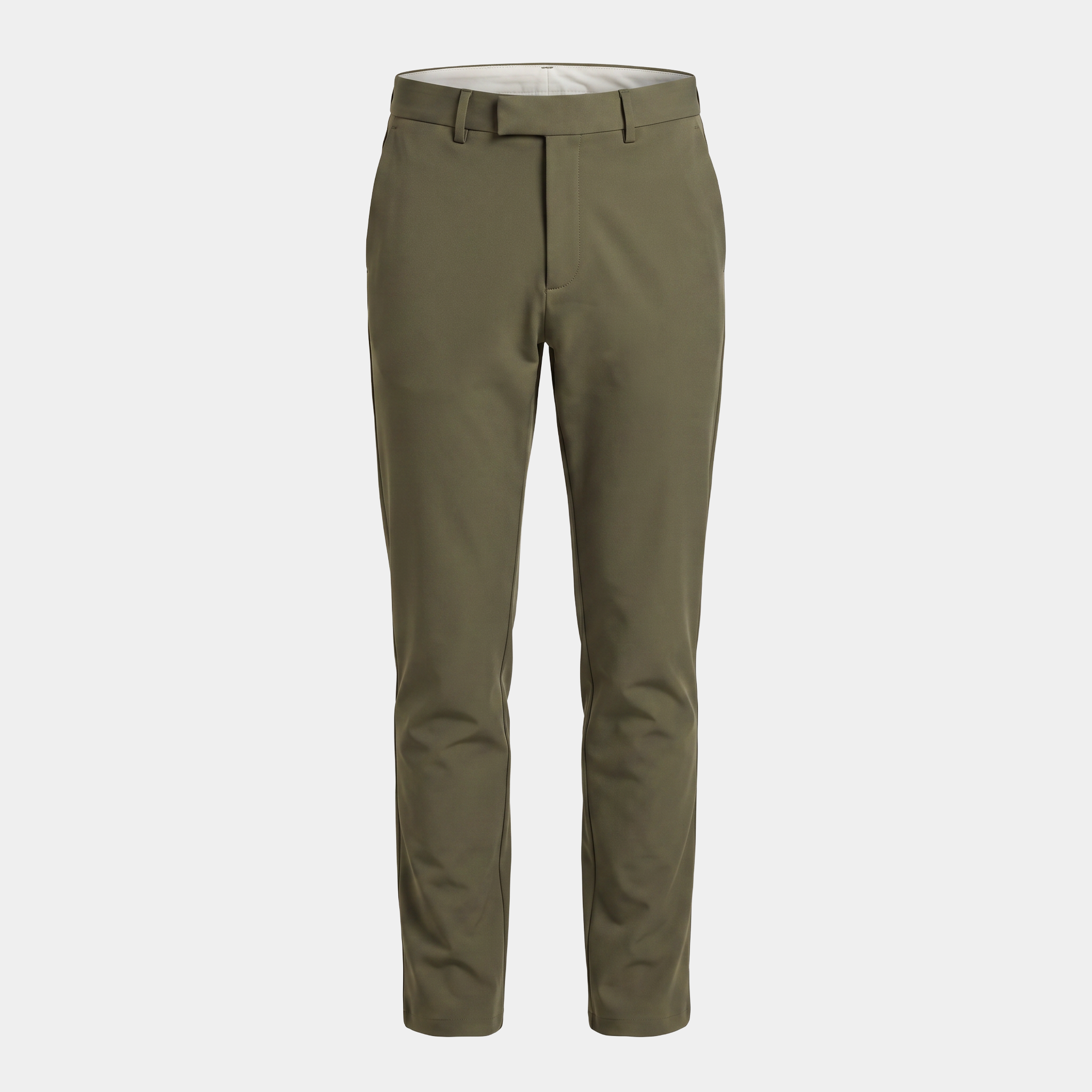 Slim Fit Olive Trousers