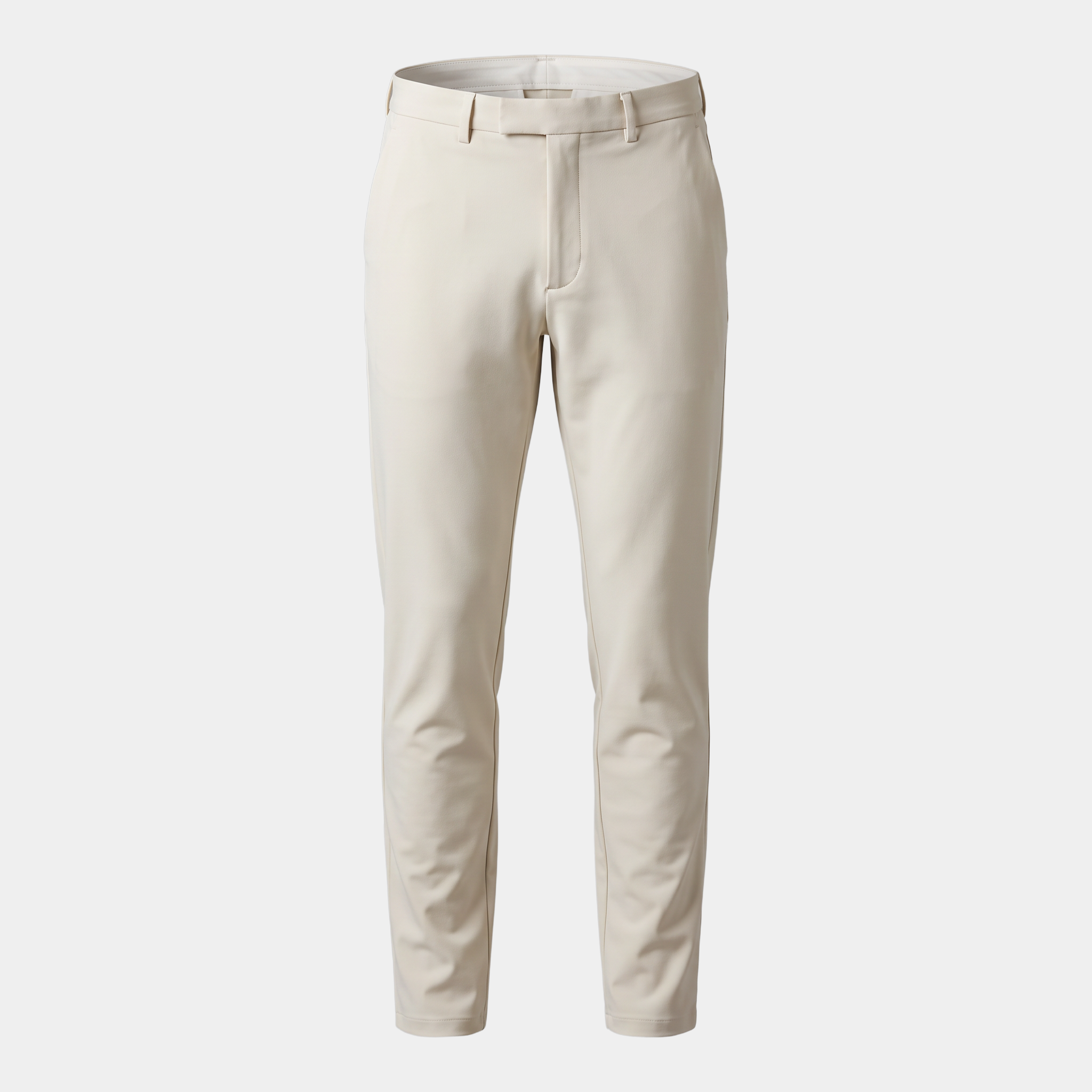 Slim Fit Ecru Trousers