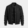 Wool Black Varsity Jacket