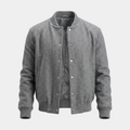Wool Grey Varsity Jacket