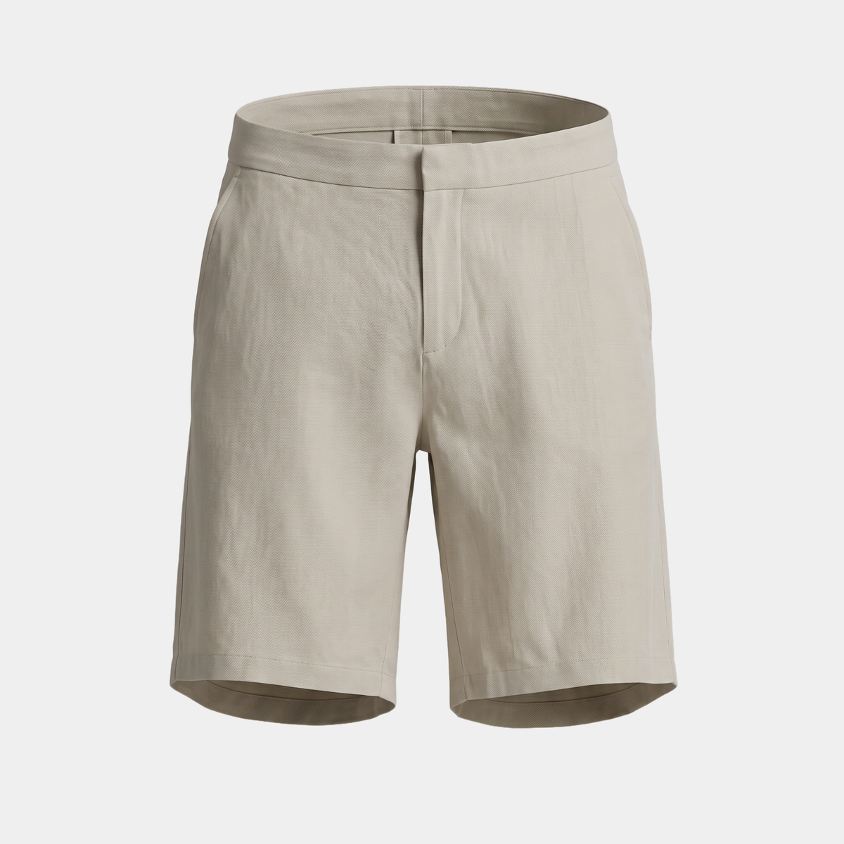 Linen Sand Tailored Shorts