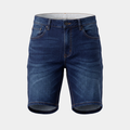 Washed Dark Indigo Denim Shorts