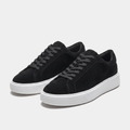 Suede Black Low Top Sneakers
