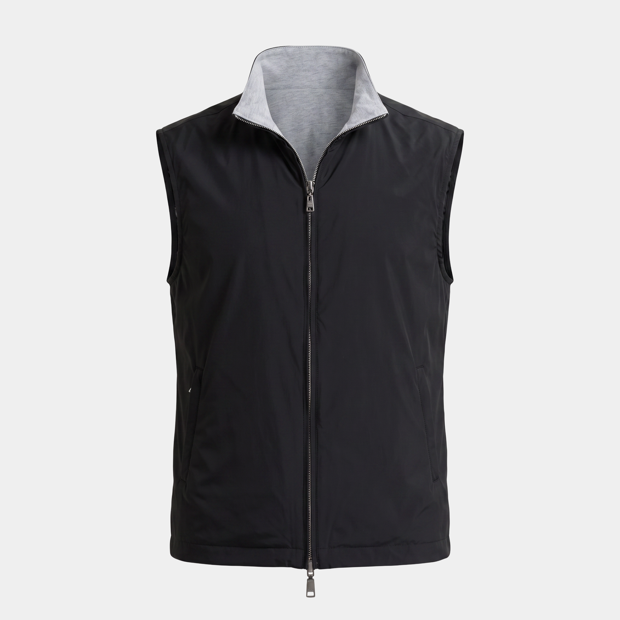 Zip Black Vest