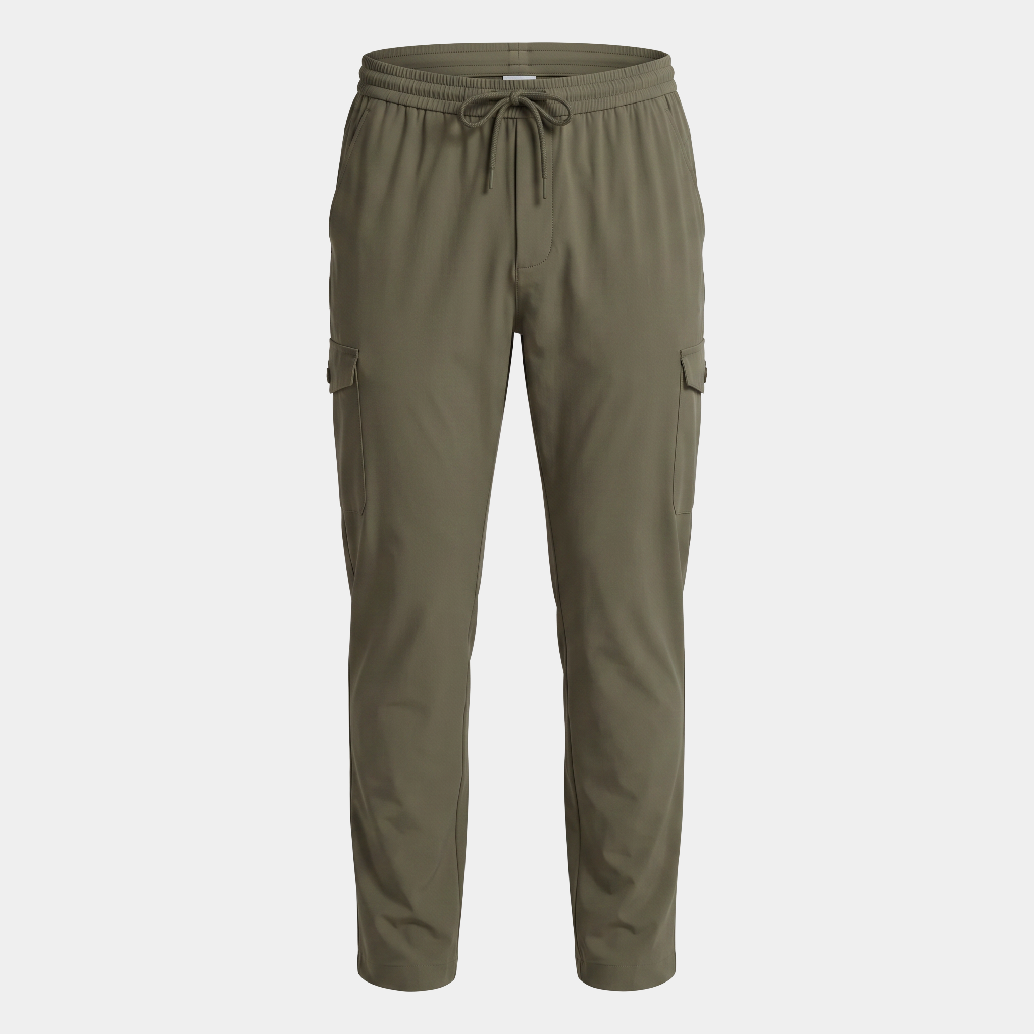 Drawstring Olive Cargo Pants