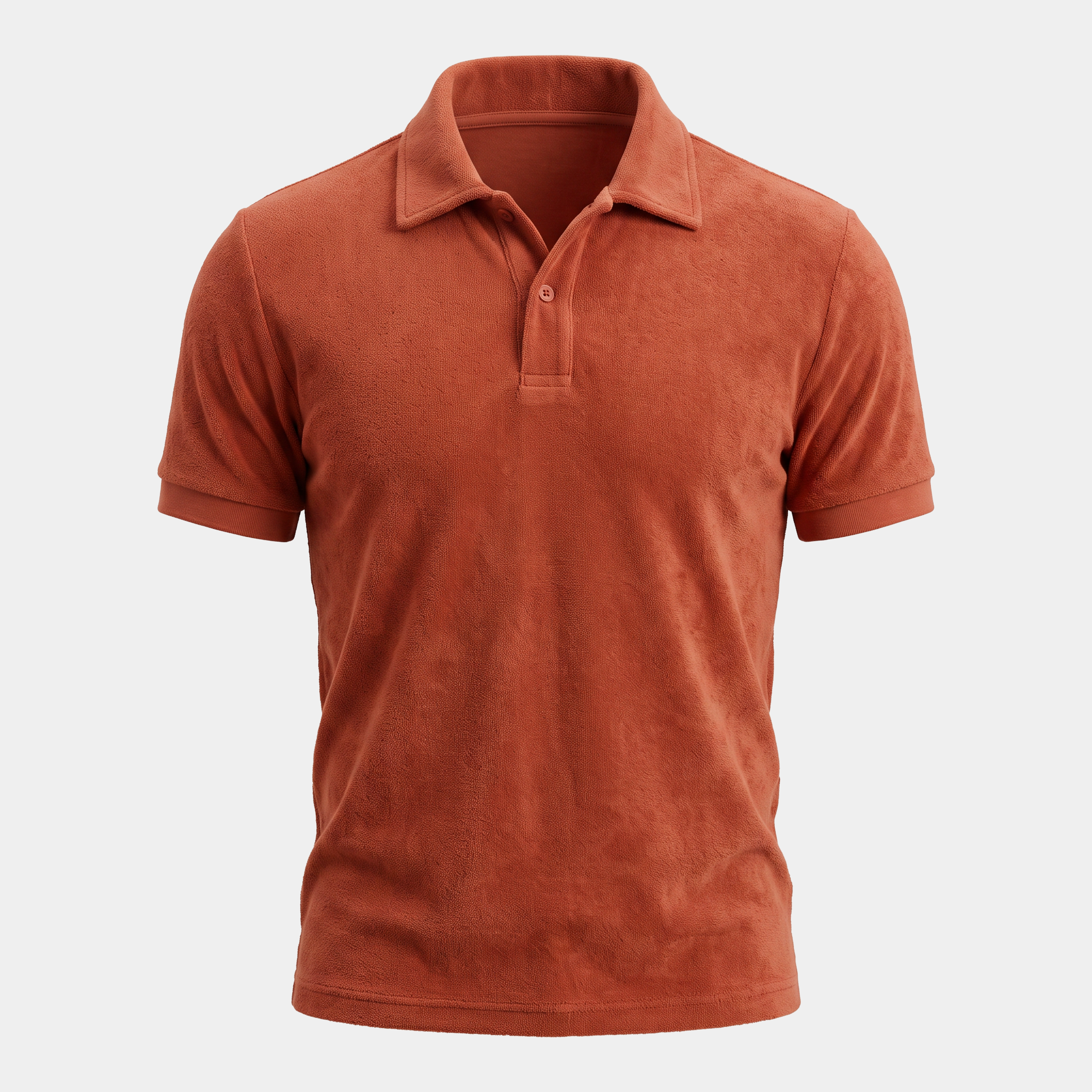Terry Rust Polo Shirt