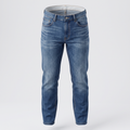 Washed Denim Mid Blue Straight Jeans