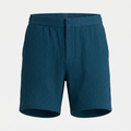 Crinkle Textured Teal Shorts